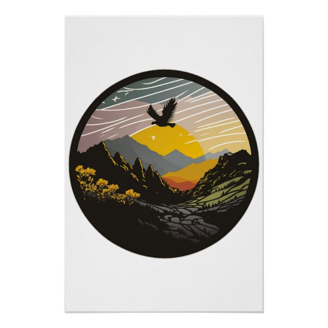 Póster Snowdonia (Anverso)