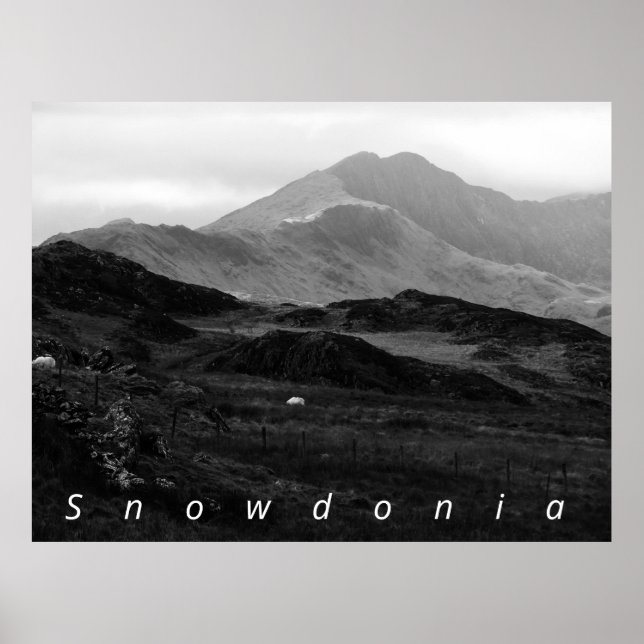 Póster Snowdonia Poster (Frente)