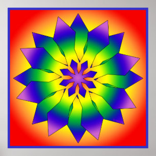 Póster Snowflake 4444