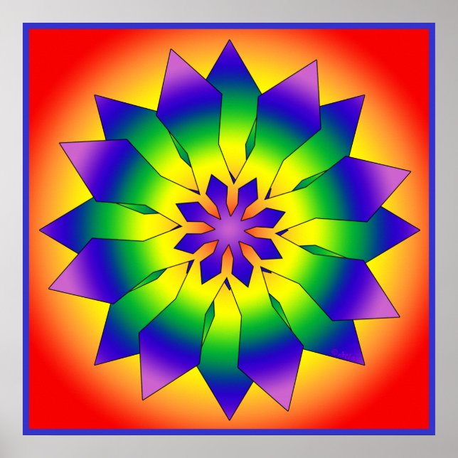 Póster Snowflake 4444 (Frente)