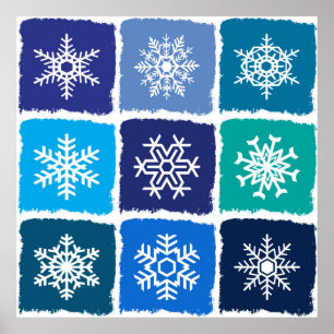 Póster Snowflakes
