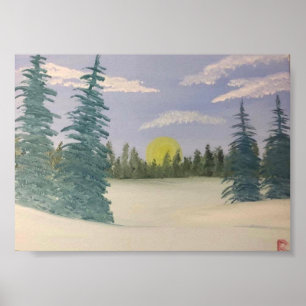 Póster Snowley Sunrise