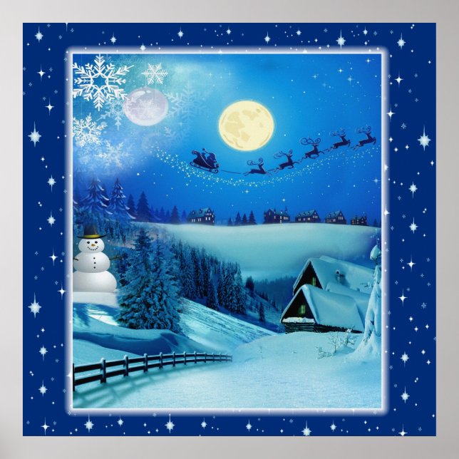 Póster Snowley Winter Holiday Fantasy (Frente)