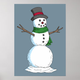 Póster Snowman
