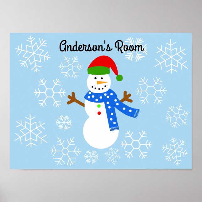 Póster Snowman #1 Poster (Frente)