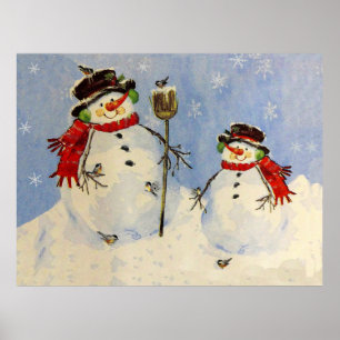 Póster Snowman and Son