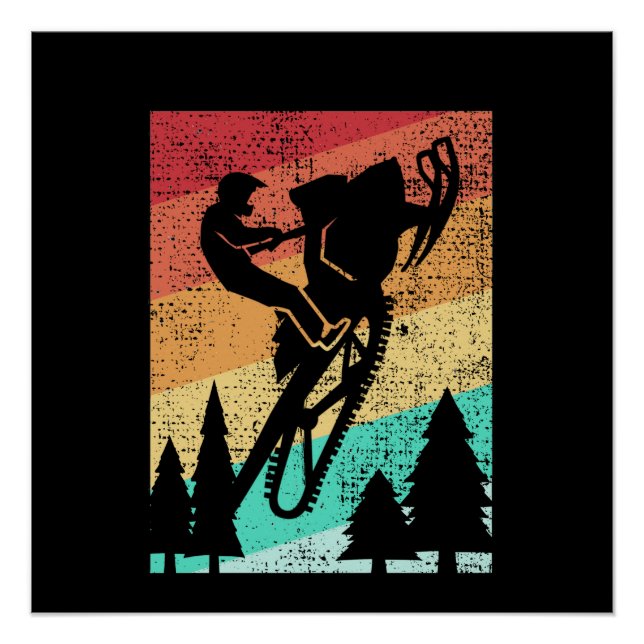 Póster Snowmobiling Snowmobilie (Anverso)