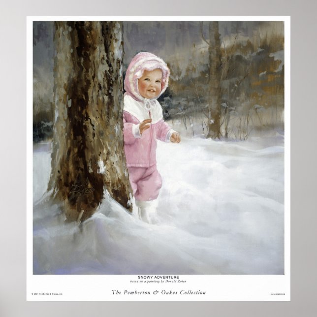 Póster Snowy Adventure (Frente)