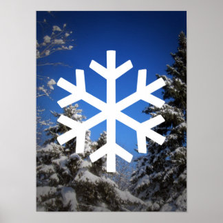 Póster Snowy Scene Poster