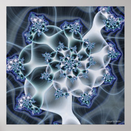 Póster Snowy Spiral