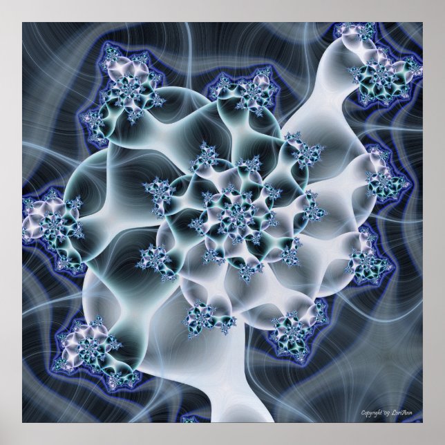 Póster Snowy Spiral (Frente)