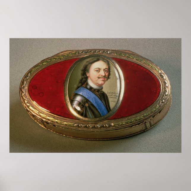 Póster Snuff box with portrait miniature of Peter (Frente)