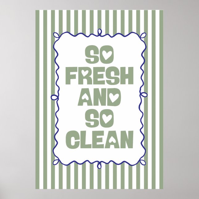 Póster So Fresh And So Clean (Frente)