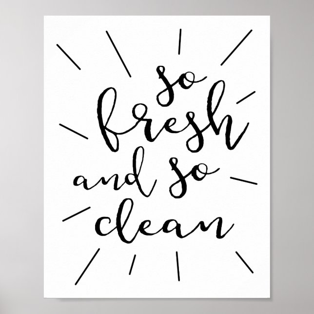 Póster So Fresh And So Clean Poster (Frente)