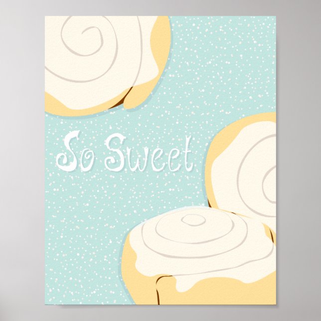 Póster So Sweet Cinnamon Bun (Frente)