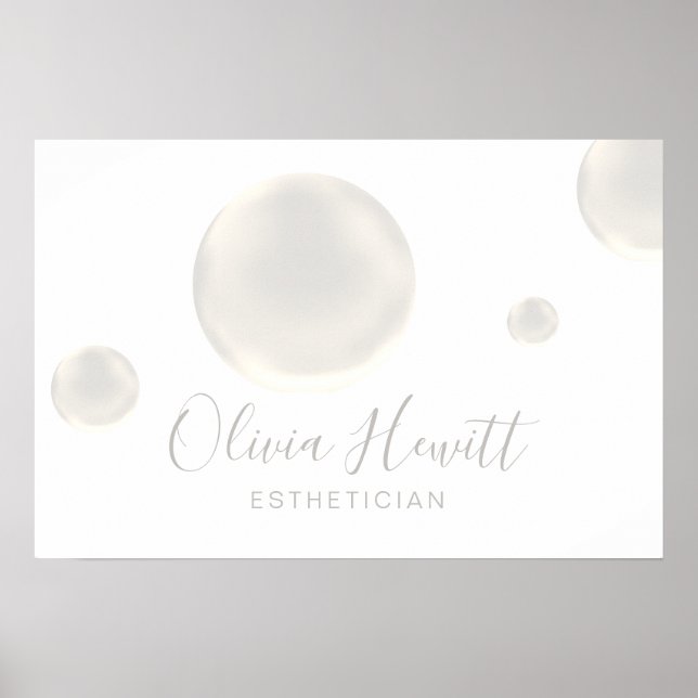 Póster soap bubbles design (Frente)