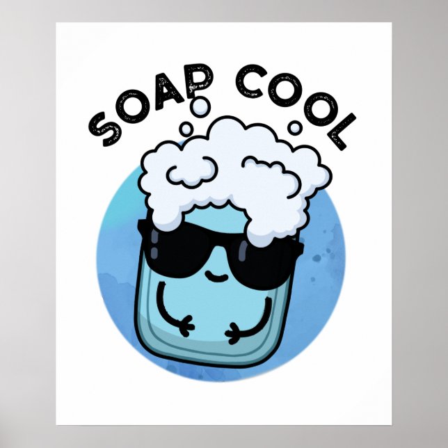 Póster Soap Guay Funny Soap Pun (Frente)