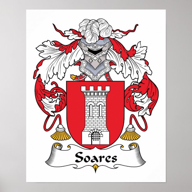 Póster Soares Family Crest (Frente)