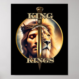 Póster Soberanía divina: Jesucristo, Rey de Reyes