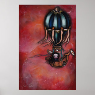 Póster Sobre el barco arcoiris