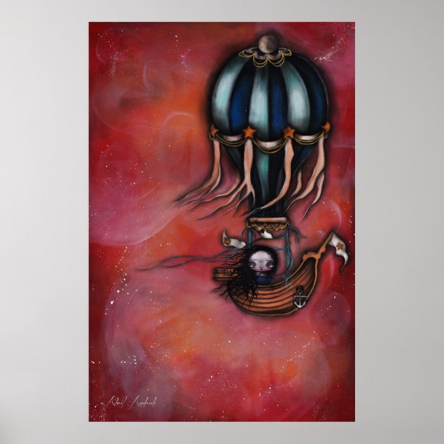 Póster Sobre el barco arcoiris (Frente)