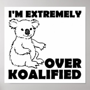 Póster Sobre el gracioso Poster de Koalafied