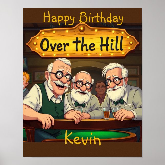 Póster Sobre el Hill Club (Frente)