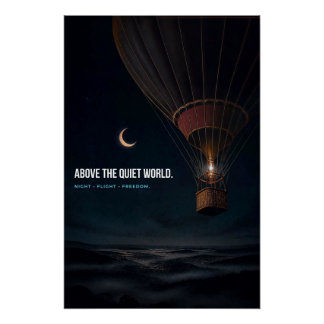 Póster Sobre el mundo tranquilo.