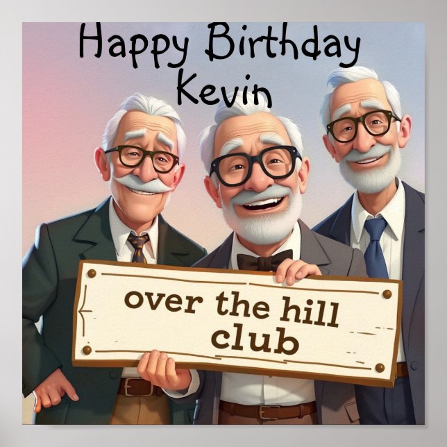 Póster Sobre el Poster de la colina (Frente)