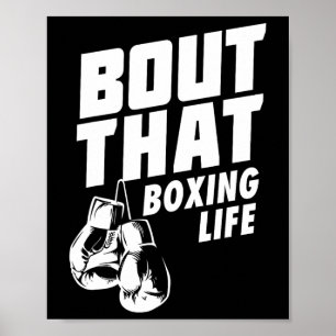 Póster Sobre Esa Camisa De Boxeo De La Vida - Tee De Guan