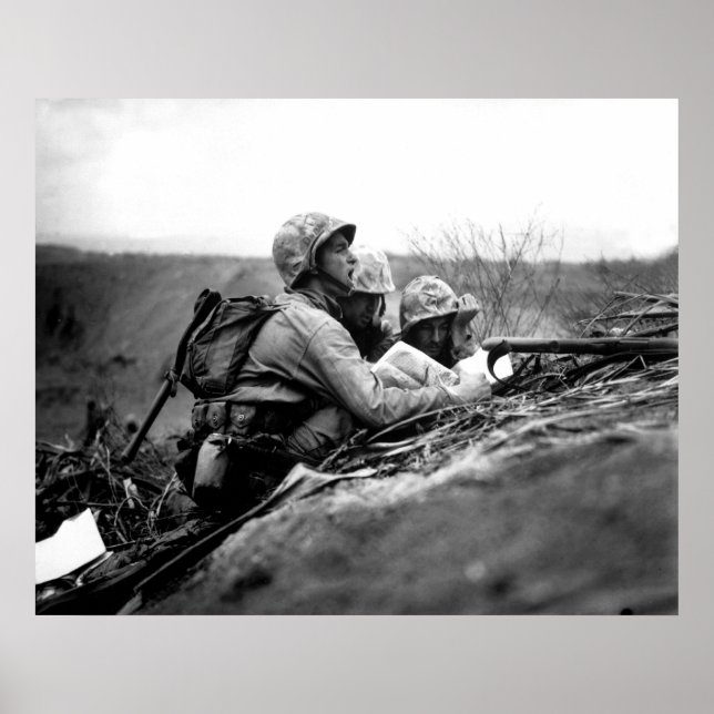 Póster Sobre Iwo Jima (Frente)