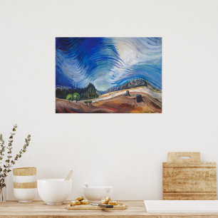 Póster Sobre la gravera   Emily Carr  