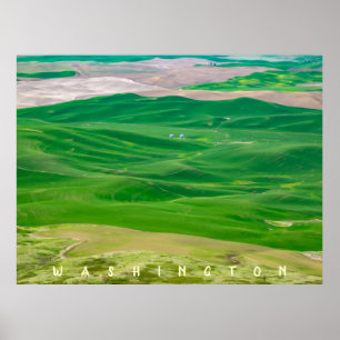 Póster Sobre la pijeta verde de Steptoe Butte