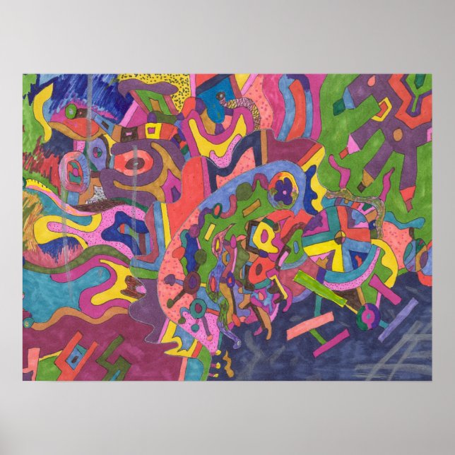 Póster "Sobre la tormenta" 24x18 (Frente)