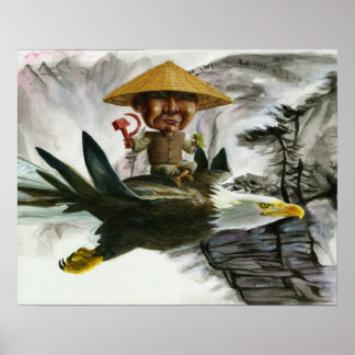 Póster Sobre las alas de un águila