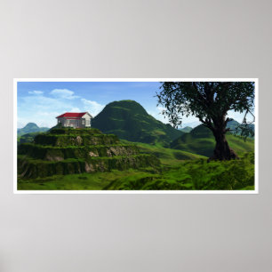 Póster Sobre las colinas