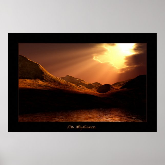 Póster Sobre las reflexiones (Frente)