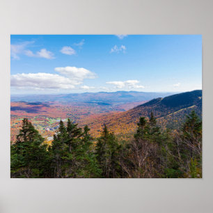Póster sobre monte mansfield mirando a stowe