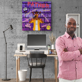 Póster Sobre sus hombros (padre e hija)