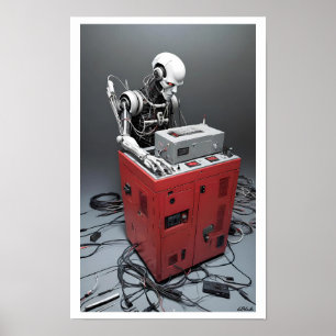 Póster Sobrecarga de la máquina Enigma