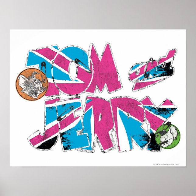 Póster Sobrecarga de Tom y Jerry UK (Frente)