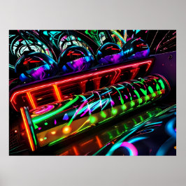 Póster Sobrecarga en el banco Dream