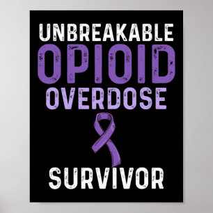 Póster Sobredosificación Opioide Sensibilización Sobreviv