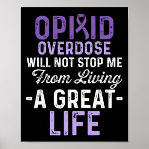 Póster Sobredosificación Opioide Sensibilización Sobreviv