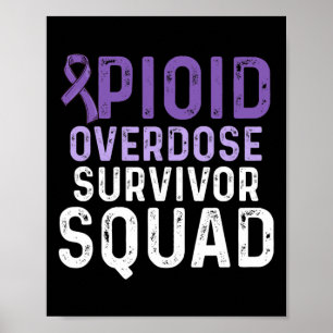 Póster Sobredosificación Opioide Sensibilización Sobreviv