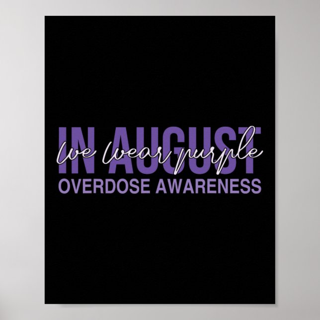 Póster Sobredosis Conciencia suficiente Fin Sobredosis De (Frente)