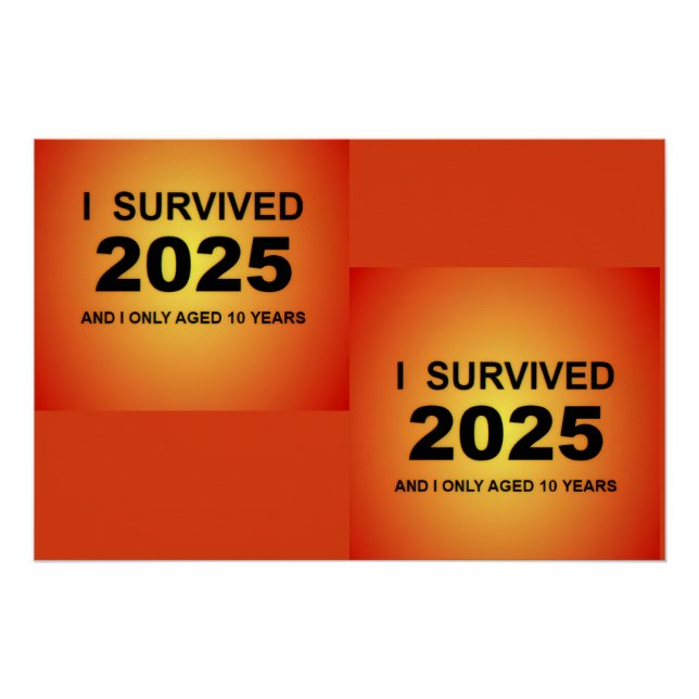 Póster Sobreviví 2025  (Anverso)