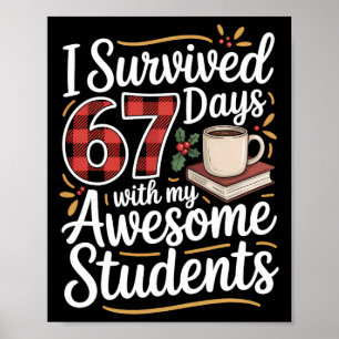Póster Sobreviví 67 días con mi fantástico profesor estud