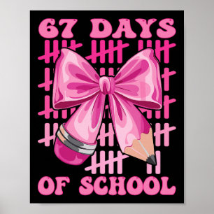 Póster Sobreviví 67 Días De Colegio Diseño De Profesor Ge