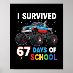 Póster Sobreviví 67 Días De Colegio Seis Siete Meme Para 